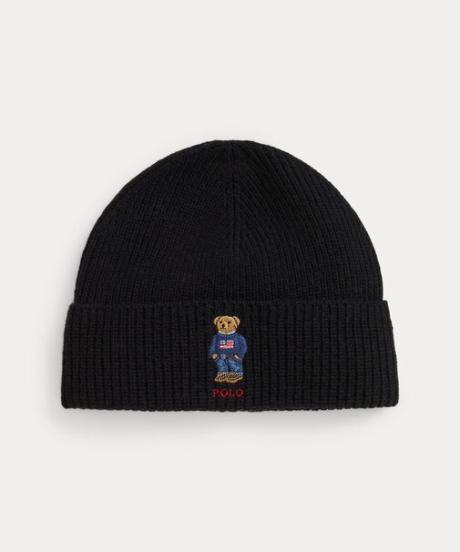 Polo ベア リブニット ビーニー