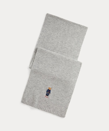 Polo ベア ニット スカーフ