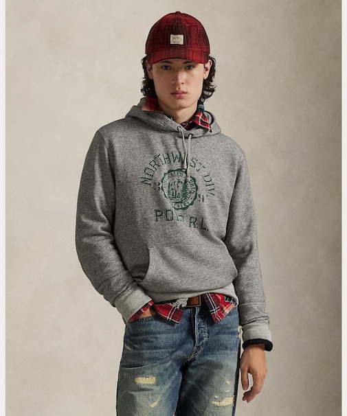 フリース グラフィック フーディ