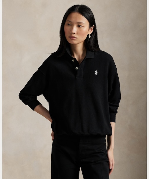 ライトウェイト フリース ロングスリーブ ポロ