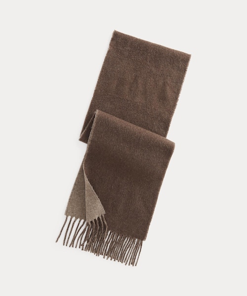 リバーシブル ウールブレンド マフラー｜ポロ ラルフ ローレンの通販