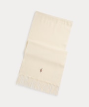 フリンジ バージン ウール マフラー