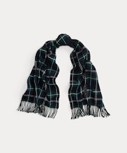 ビーデッド Big Pony チェック ウール スカーフ