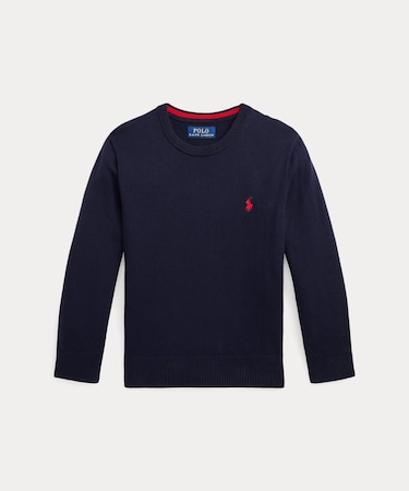 (ボーイズ 2才~7才)コットン クルーネック セーター