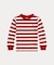 (ボーイズ 2才～7才)ストライプド コットン ロングスリーブ Tシャツ