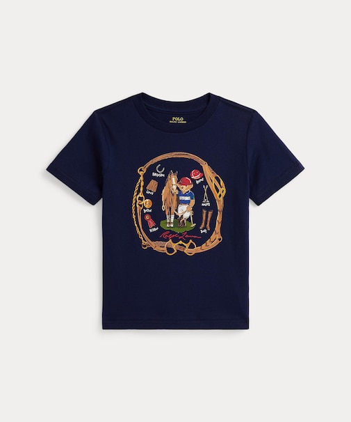(ボーイズ 2才～7才)Polo ベア コットン ジャージー Tシャツ