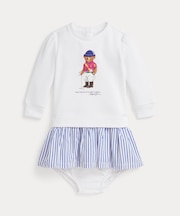 (ベビー)Polo ベア フリース ドレス & ブルマー