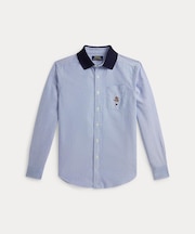 (ボーイズ 8才～20才)Polo ベア オックスフォード ニットカラー シャツ