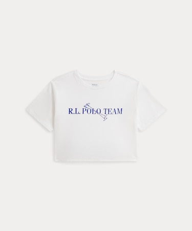 (ガールズ 2才～6才)Polo チーム コットン ジャージー ボクシー Tシャツ