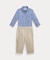 (ベビー)Polo ベア シャツ & フレックス アブレージョン パンツ セット