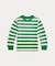 (ボーイズ 2才～7才)ストライプド コットン ロングスリーブ Tシャツ