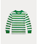 (ボーイズ 2才～7才)ストライプド コットン ロングスリーブ Tシャツ