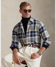 クラシック フィット チェック ツイル シャツ