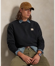 リラックス フィット ループバック フリース スウェットシャツ