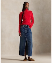 デニム マキシスカート