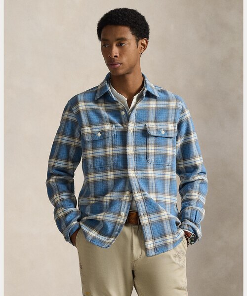 ベティ様　新品タグ付き ラルフローレン チェック ネルシャツ クラシックフィット クラシック フィット チェック フランネル ワークシャツ｜ポロ ラルフ