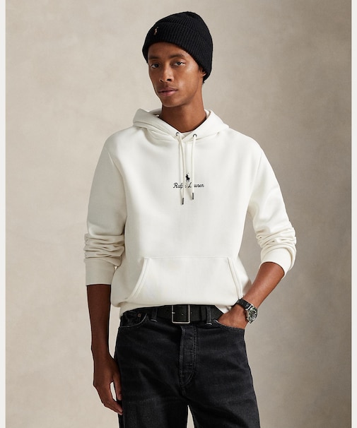 ロゴ ダブルニット フーディ