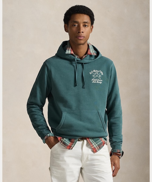 ループバック フリース グラフィック フーディ｜ポロ ラルフ ローレン