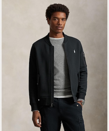 ダブルニット ボンバー ジャケット