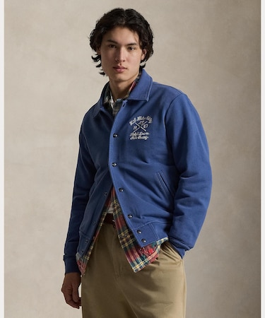 エンブロイダリー ループバック フリース ジャケット