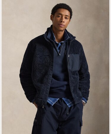 パイル フリース ハイブリッド ジャケット