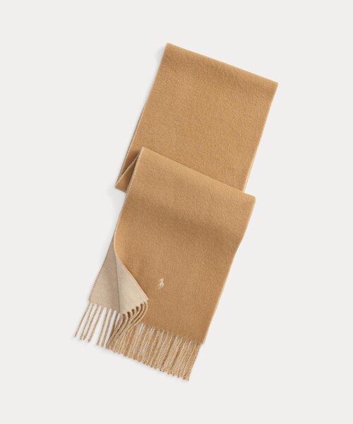 リバーシブル ウールカシミヤ マフラー｜ポロ ラルフ ローレンの通販
