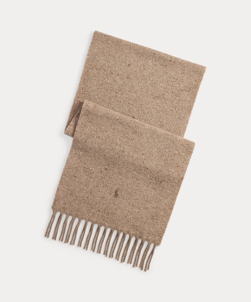 フリンジ ウールブレンド マフラー｜ポロ ラルフ ローレンの通販