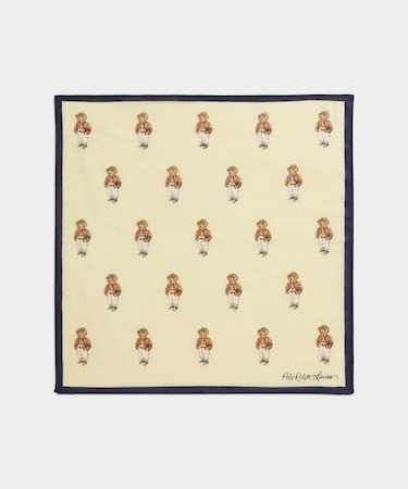 (ガールズ 2才～4才)Polo ベア コットン ハンカチーフ