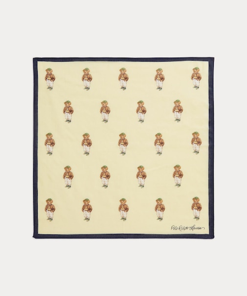 (ガールズ 2才～4才)Polo ベア コットン ハンカチーフ