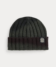 ディップダイド リブニット コットンブレンド ビーニー