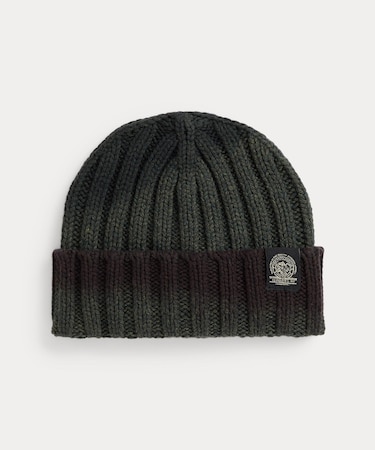 ディップダイド リブニット コットンブレンド ビーニー