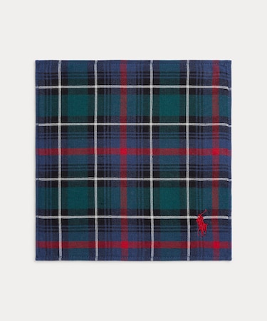 チェック コットン ハンド タオル