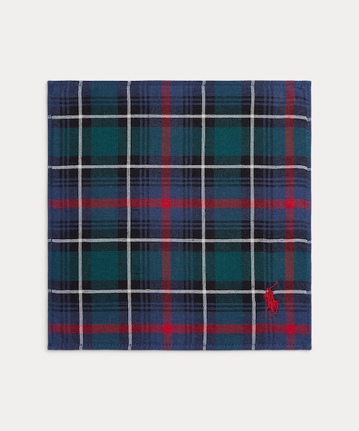 チェック コットン ハンド タオル