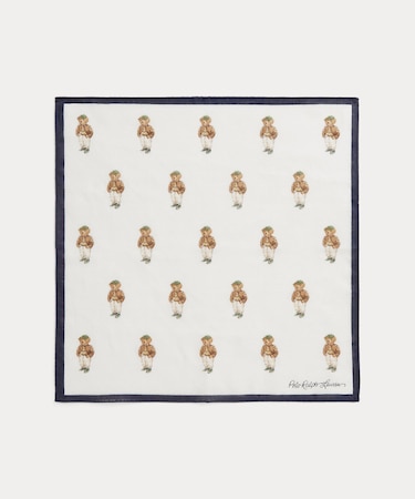 (ガールズ 2才～4才)Polo ベア コットン ハンカチーフ