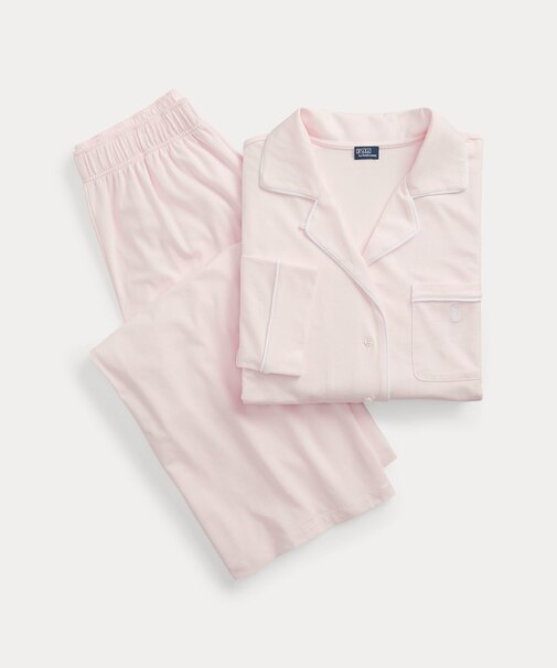 ジャージー ロングスリーブ パジャマ セット