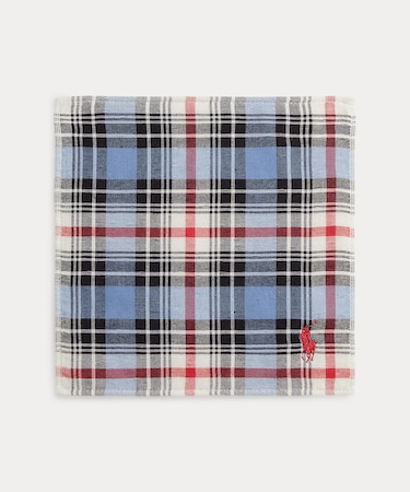 チェック コットン ハンド タオル