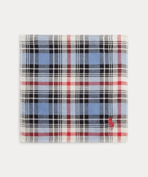 チェック コットン ハンド タオル