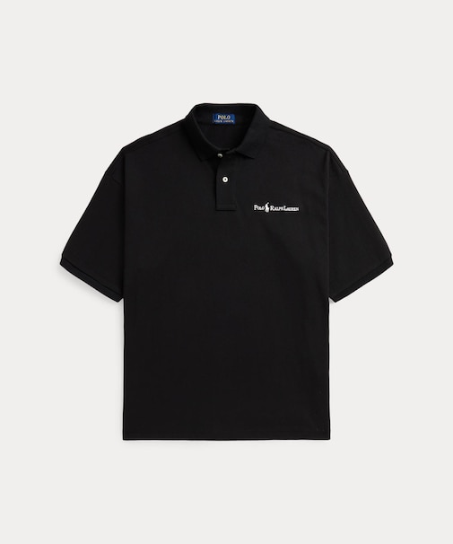 リラックス フィット ロゴ ジャージー ポロシャツ