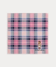 Polo ベア チェック コットン ハンド タオル