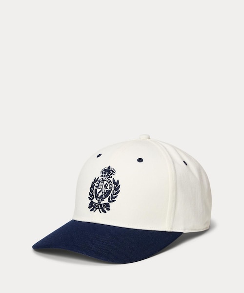 ツートーン クレスト ツイル ボール キャップ｜ポロ ラルフ ローレンの