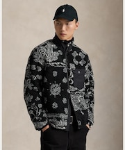 バンダナパターンド ハイブリッド ジャケット