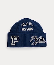 ロゴパッチ ウールブレンド ウォッチ キャップ