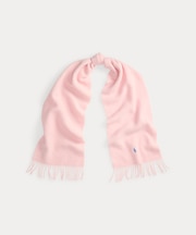 フリンジトリム ウール マフラー