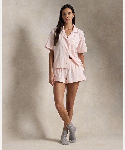 ショートスリーブ ジャージー パジャマ セット