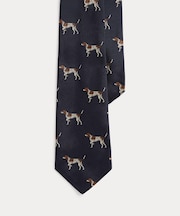 ドッグパターン シルク ツイル ネクタイ
