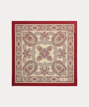 ペイズリー シルク ツイル バンダナ