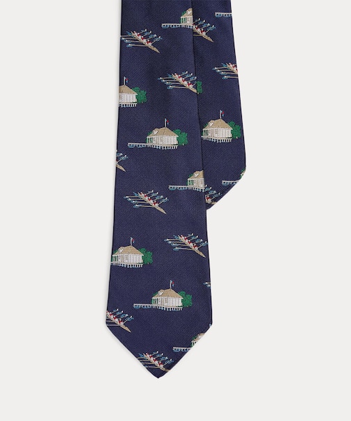 ヴィンテージインスパイアード シルク グラフィック ネクタイ