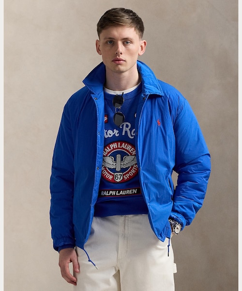 未使用品 INTERBREED ポロベア コーチジャケット ファンキー POLO チーク インシュレイテッド コーチズ ジャケット｜ポロ ラルフ