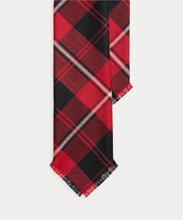 グラデュエイト フリンジ タータン ネクタイ