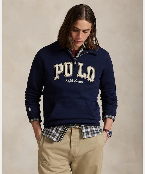 一点物！【PoloRalphLauren ラルフローレン】手染めスウェットシャツ ロゴ フリース カラード スウェットシャツ｜ポロ ラルフ ローレンの